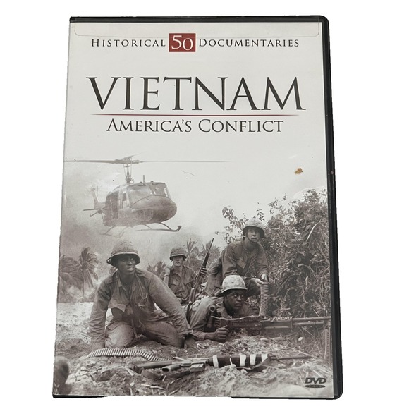 Mill Creek Entertainment Other - Vietnam America's Conflict DVD 4 Disc Set 50 Films 23 Hours War Documentary Hist